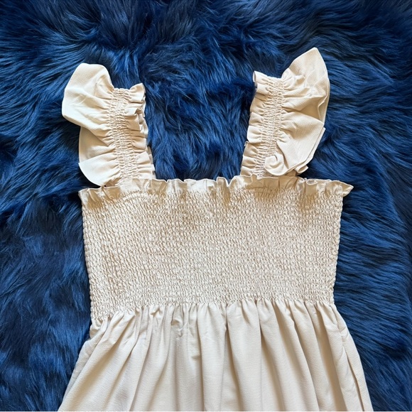 New! HILL HOUSE Ellie Nap Dress in Cream Nude - Picture 10 of 11